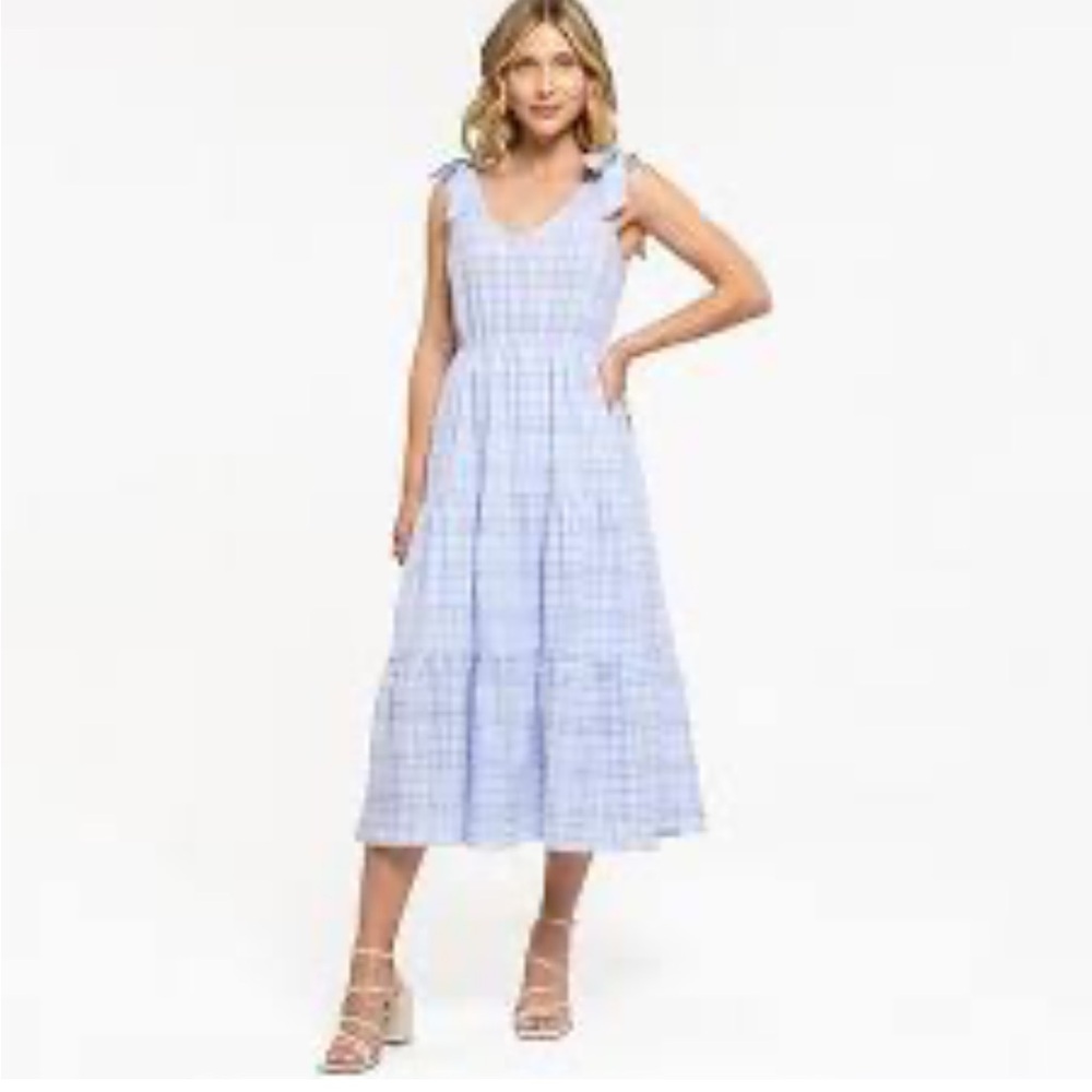 Target Blue checked dress